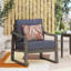 Fauteuil d'appoint simple et simple