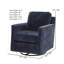Fauteuil pivotant en coton et polyester Poof-120284954