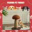 Poteau à griffes Mushroom Cat - Tour à griffer en corde de sisal avec base robuste