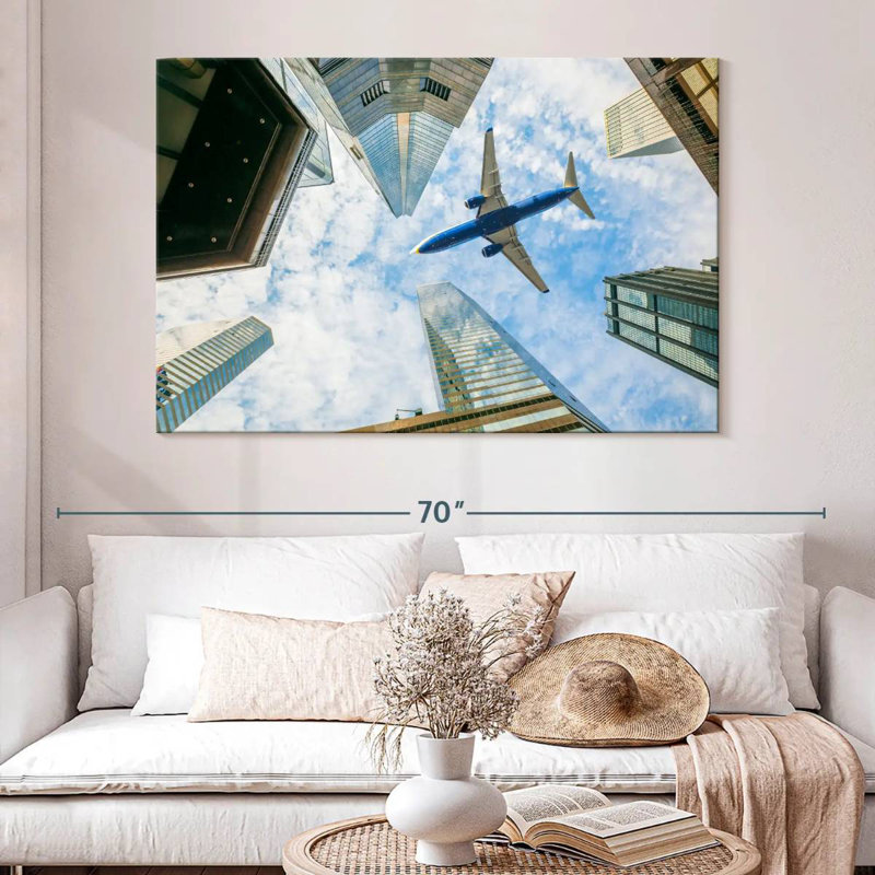 Nicci Airplane Above Hong Kong