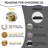 35" Compression Swivel Accent Chair - Compressed Frameless Chenille Memory Foam Rotating Lounge Chair For Living Room & Bedroom-646266084