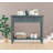 Floriean Rustic Vintage Farmhouse Style Console Table - 2 Drawers, Bottom Shelf-1367979145