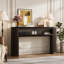 Console rustique avec pieds cannelés Trexm-1010925241