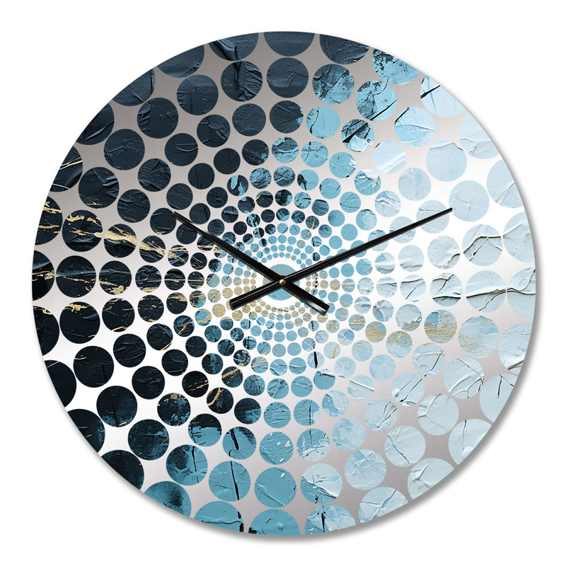 Claudanne - Horloge murale tempêtes, Médium