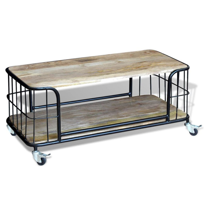 Frame Single Coffee Table with Storage