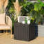Costway 22'' W 30 Gallons Water Resistant Plastic Lockable-69496521