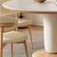 Table ronde en pierre frittée crème-418405301-418405297