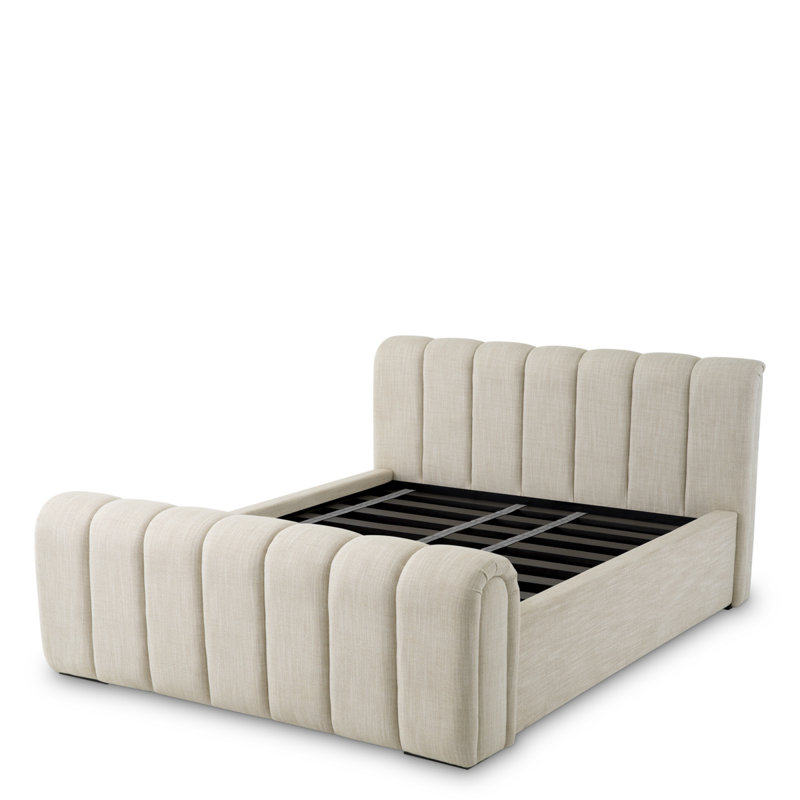 Bed Frame Kayden Albury Beige, King