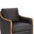 Grayton Oversized Geniune Leather Swivel Accent Chair-108739215