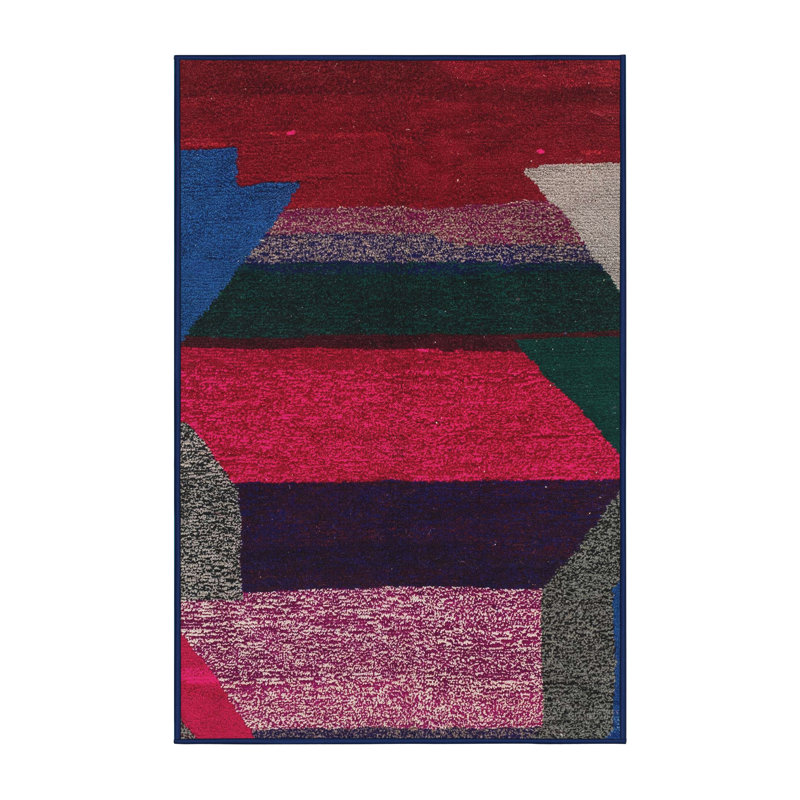 Tapis abstrait moderne 3090, Rectangle 5 pi x 7 pi