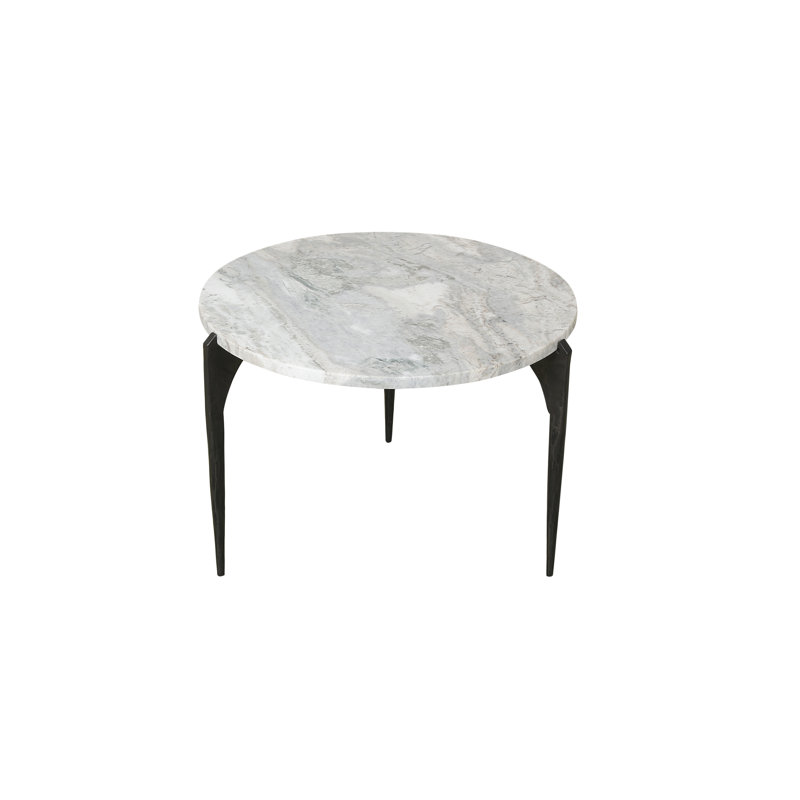 Currington Marble Top End Table, Fantasy Brown