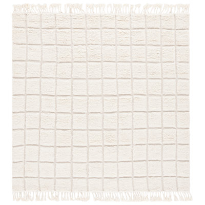 Hand-Woven Geometric Rug