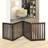 Ignacio Wood Free Standing Pet Gate with a Pair of Support Feet