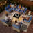 10-piece outdoor wicker patio furniture set with fire pit table, swivel chair and colorful cushions-1732085808-1731437007