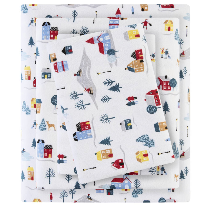 Ensemble de draps 3 pièces TG, Ensemble de draps pour lit simple TG avec 1 taie d