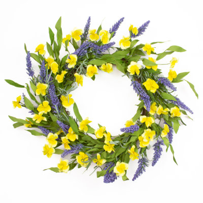 Wild Lavender 22” Silk Wreath