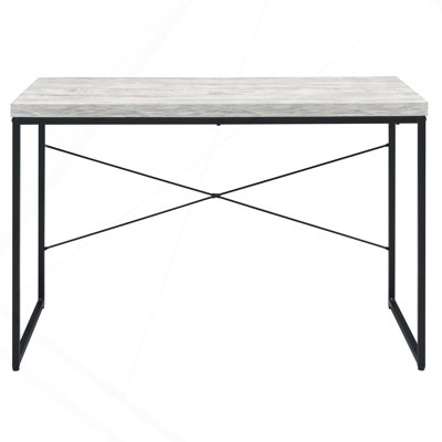 Bureau d'écriture avec base en métal