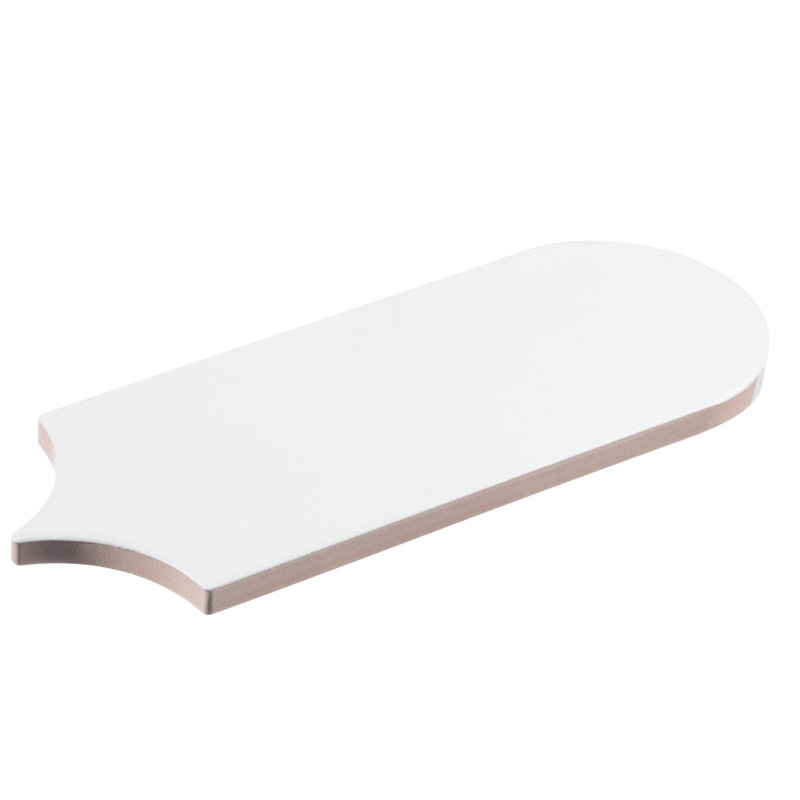 Picole Shanette 3-in. x 9-in. Popsicle Terazzo Look  Satin Ceramic Wall Tile, Cream