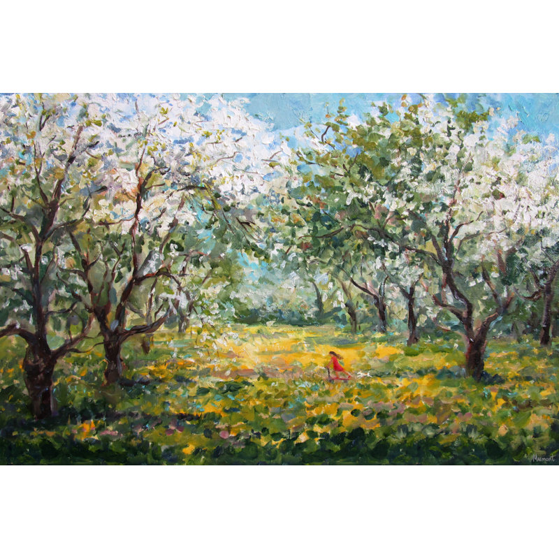 «Wildflower and Trees», reproduction sur toile tendue, H 8 po x l 12 po x P 1,5 po