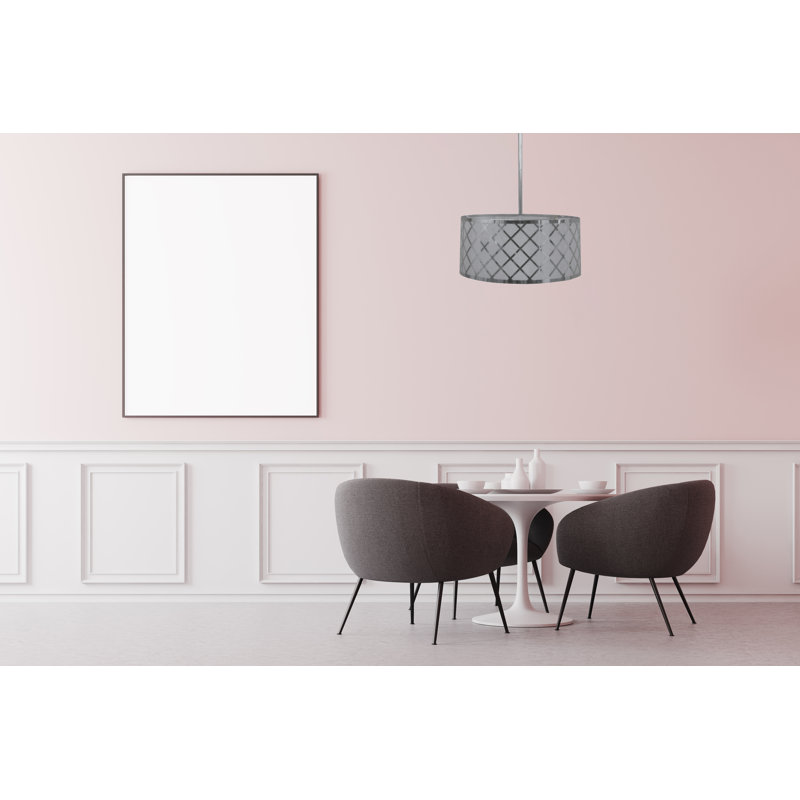 Lustre tambour 3 lumières Dana
