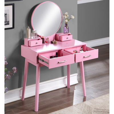 Ensemble coiffeuse et tabouret Liannon