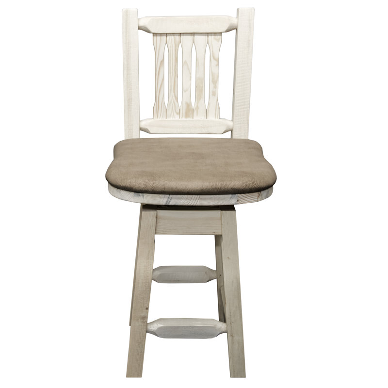 Homestead Collection 24" Bar Stool, Ready to Finish, Buckskin