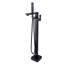 Robinet de baignoire autoportant monocommande à fixation au sol avec douche à main-88920704