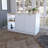Kitchen Island With Spacious Countertop, Double Door Cabinets, And 2 Open Storage Shelves-83027380