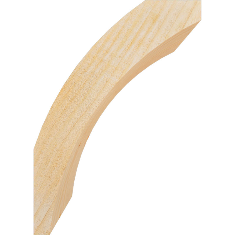 Genouillère Thorton, Sapin Douglas de 6 po (sciage brut), 10 po X P 14 po H