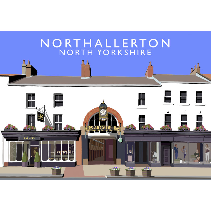 Barkers Northallerton 2 by Richard O'Neil - Print, 40 cm H x 50 cm W x 1 cm D, No Frame