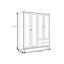 Armoire rétro en rotin simple