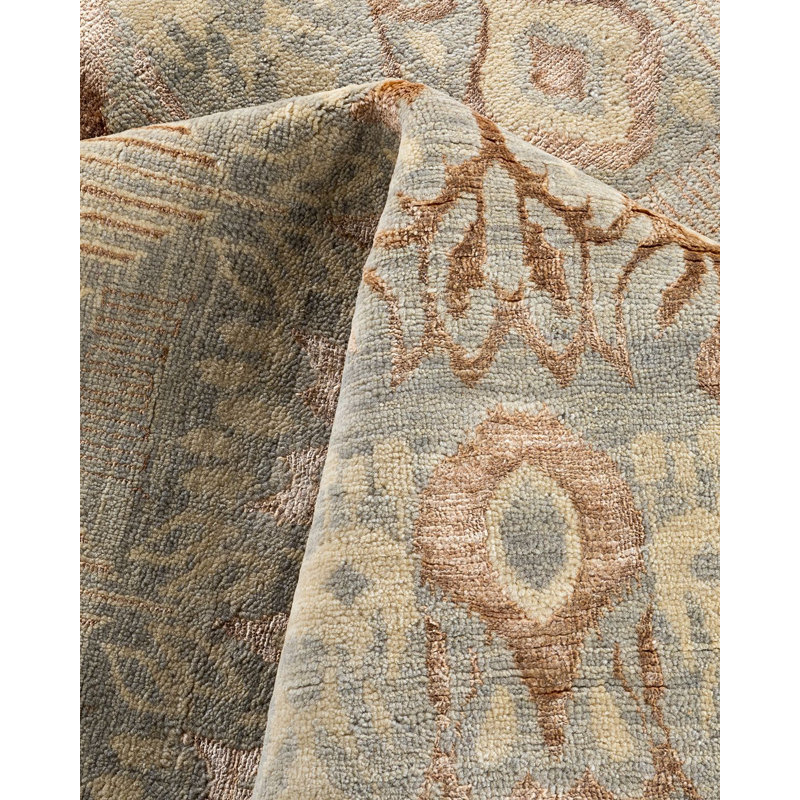 Overdyed One-of-a-Kind 9' 1" X 12' 3" Hand Knotted Area Rug