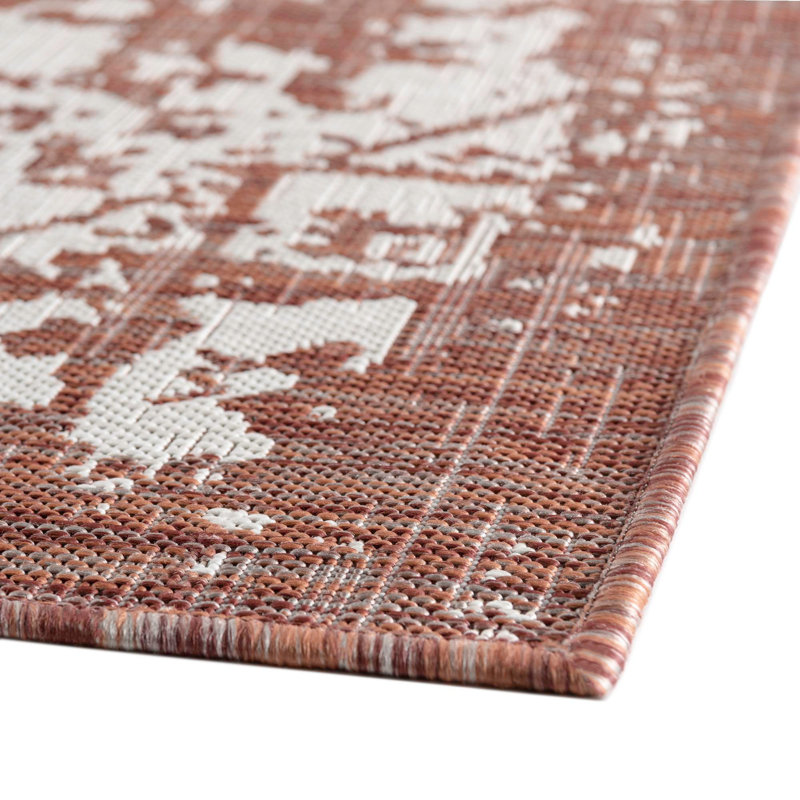 Tapis intérieur / extérieur Allayna, Rectangle 6 pi 1 po x 9 pi