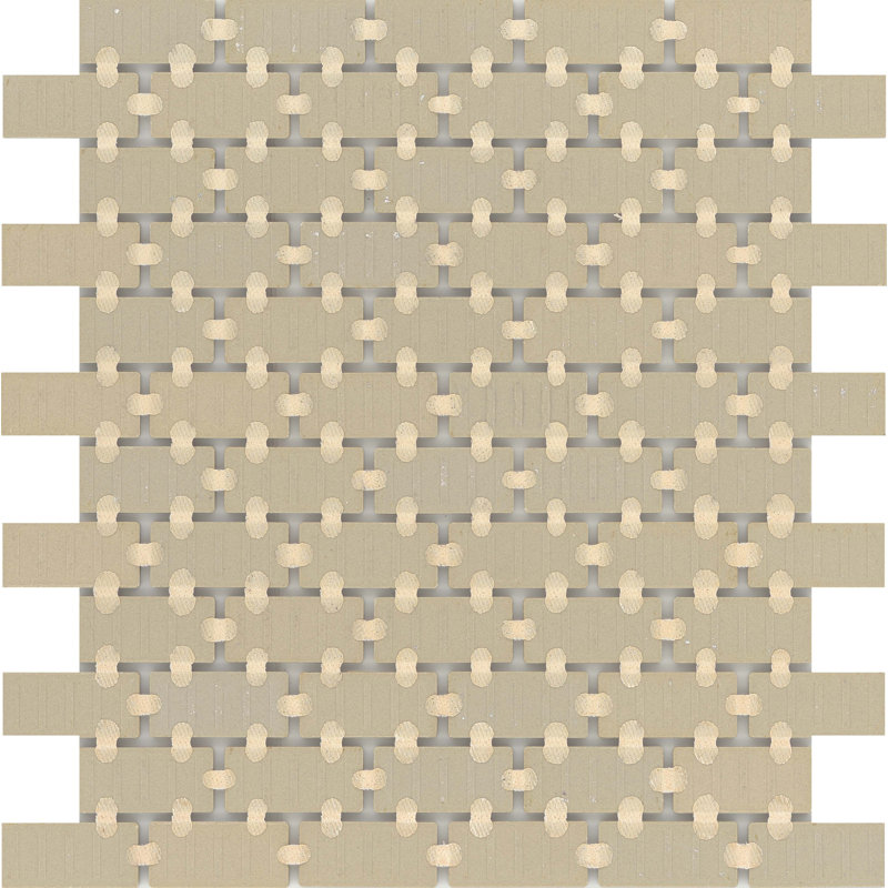 Afloat™ 11" x 12" Porcelain Mosaic Sheet in Teal