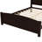 Queen Size Platform Bed, Solid Wood Platform Bed With Support Slats And Strong Structure, No Box Spring Needed, Espresso-1495757242-1495757243
