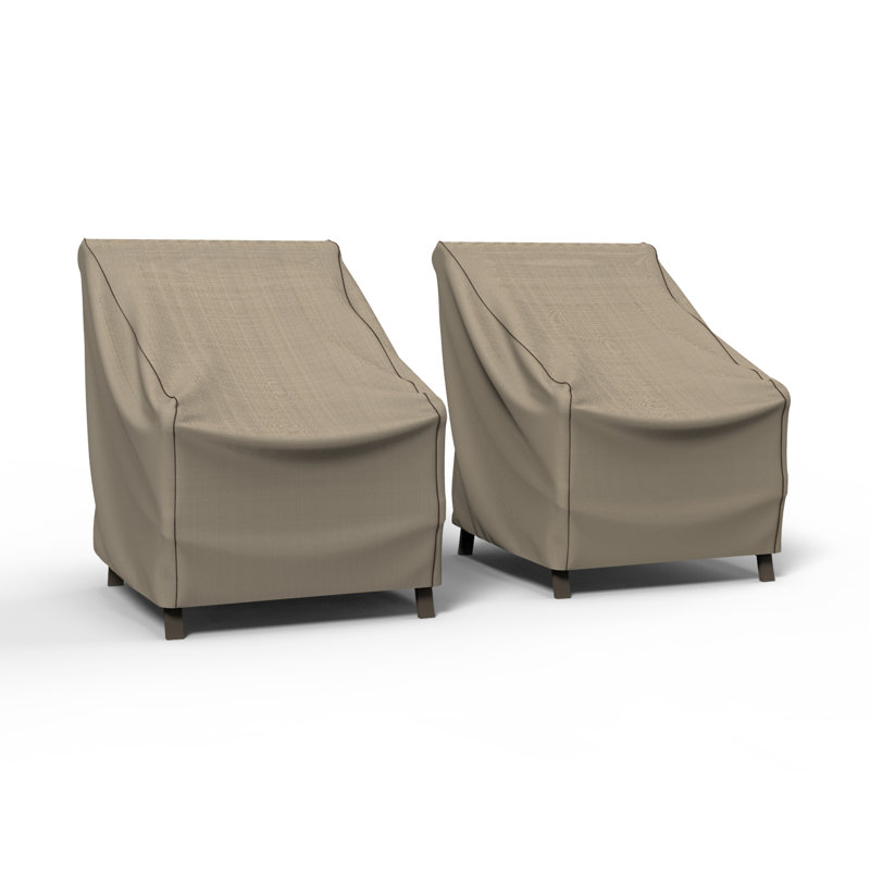 Housses de chaise de patio résistantes à l'eau Miguel, H 39 po x l 37 po x P 41 po