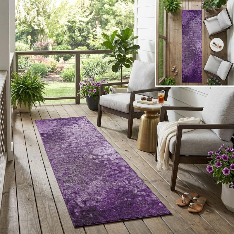 Tapis de couloir intérieur et extérieur 8 po