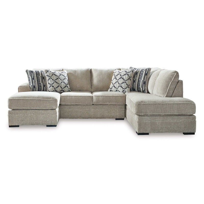 Canapé modulaire Calnita Sisal RAF, Right Hand Facing