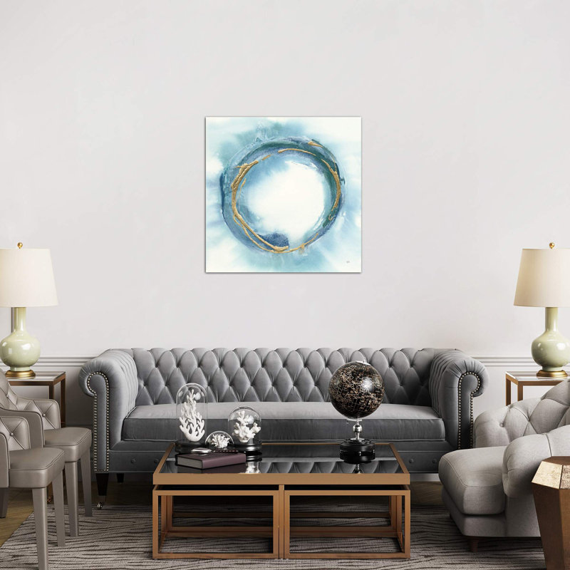 Buddha Enso by Chris Paschke - 1 Piece Wrapped Canvas Wall Art, 93.98 cm H x 93.98 cm W x 1.91 cm D