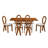 7 - Piece Dining Table Set,dinning table set-1139346088