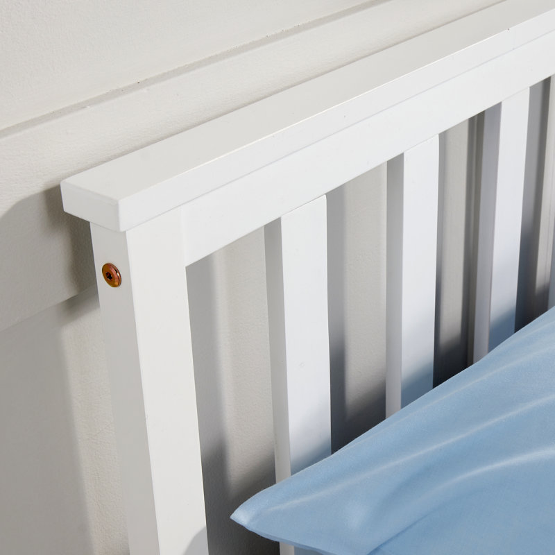Koelb Wooden Bed Frame, Single (3'), White