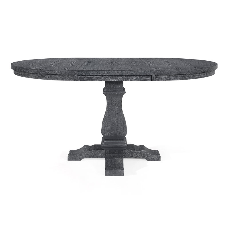 Burrill Pedestal Dining Set, Gray, Gray