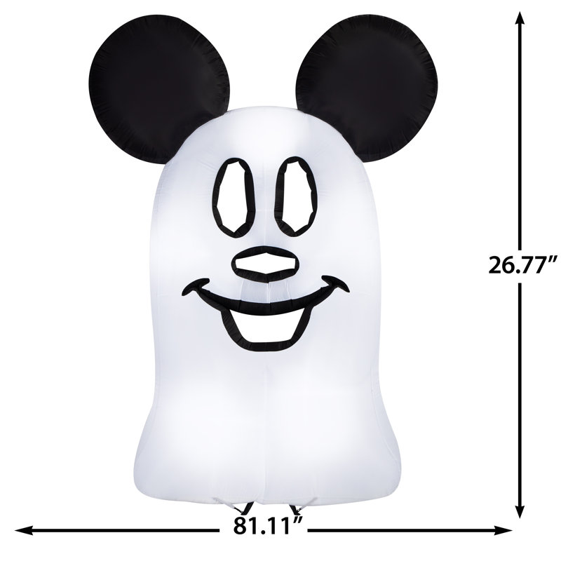 Airblown Flat Mickey Ghost Giant Disney