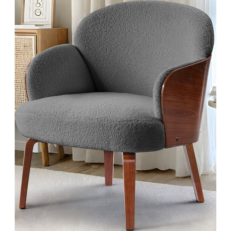 Fauteuil Kholten, Tissu gris