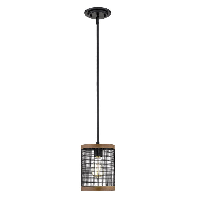 Luminaire suspendu à cylindre simple 1 lumières Casto