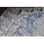 Tapis décoratif en laine de conception unique noué à la main 1960s bleu/beige 9 pi 8 po x 12 pi 9 po