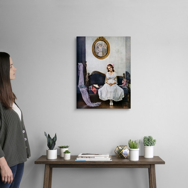 Art mural sur toile The Wallflower, Toile tendue, H 24 po x l 18 po x P 1,25 po
