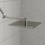Rain Shower Head With Shower Arm  (10 Inch Square)