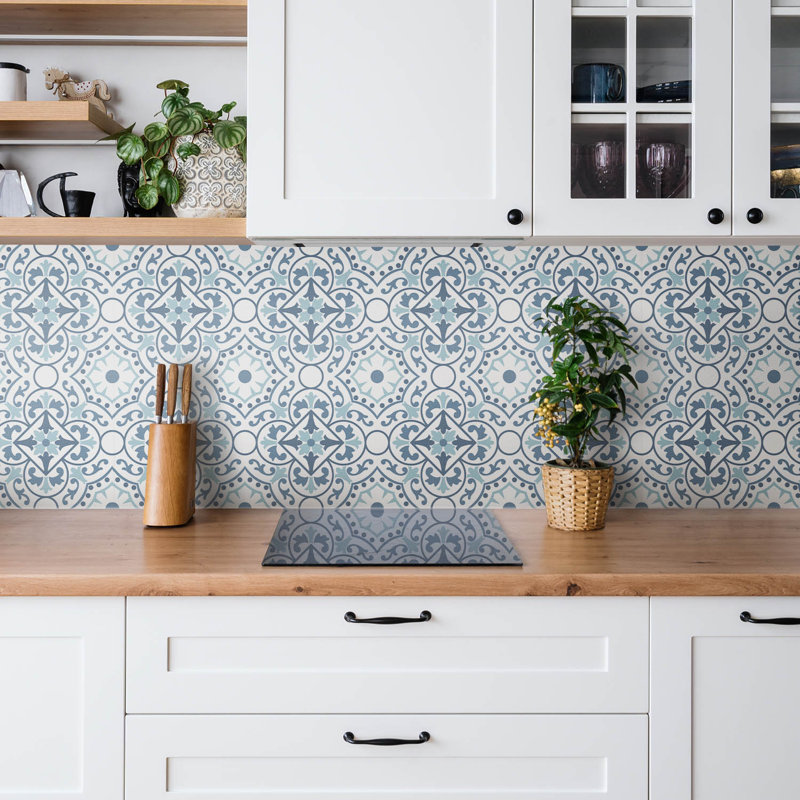 Bianco 50 x 100cm PVC Tile in Blue
