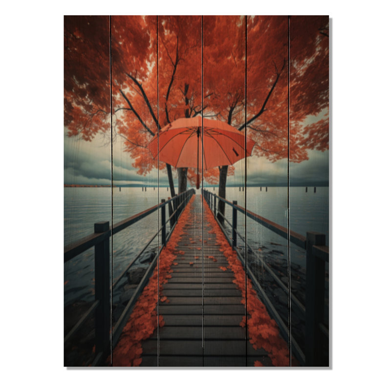 Pier Piers Embrace II sur bois, H 40 po x l 30 po x P 0,78 po